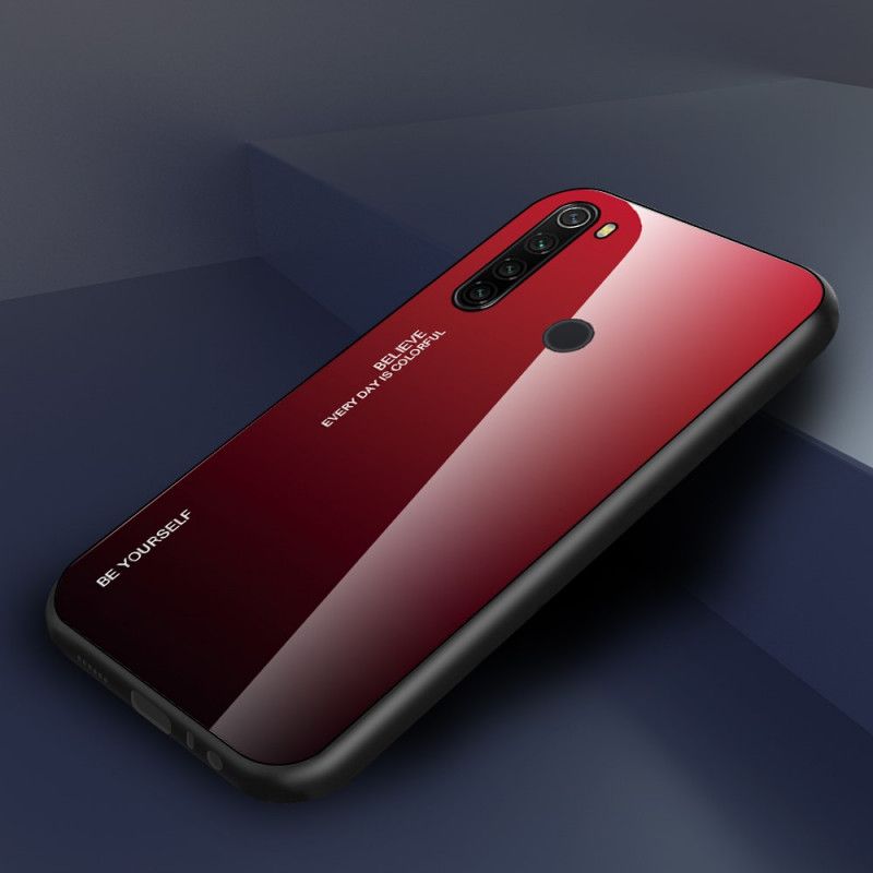 Hülle Xiaomi Redmi Note 8T Rot Verzinkte Farbe