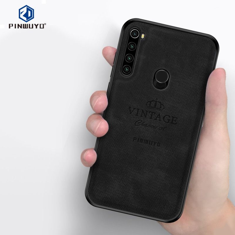 Hülle Xiaomi Redmi Note 8T Schwarz Ehrenwerter Vintage Pinwuyo