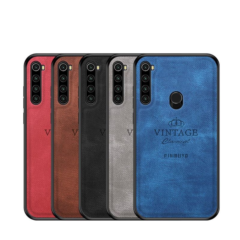 Hülle Xiaomi Redmi Note 8T Schwarz Ehrenwerter Vintage Pinwuyo