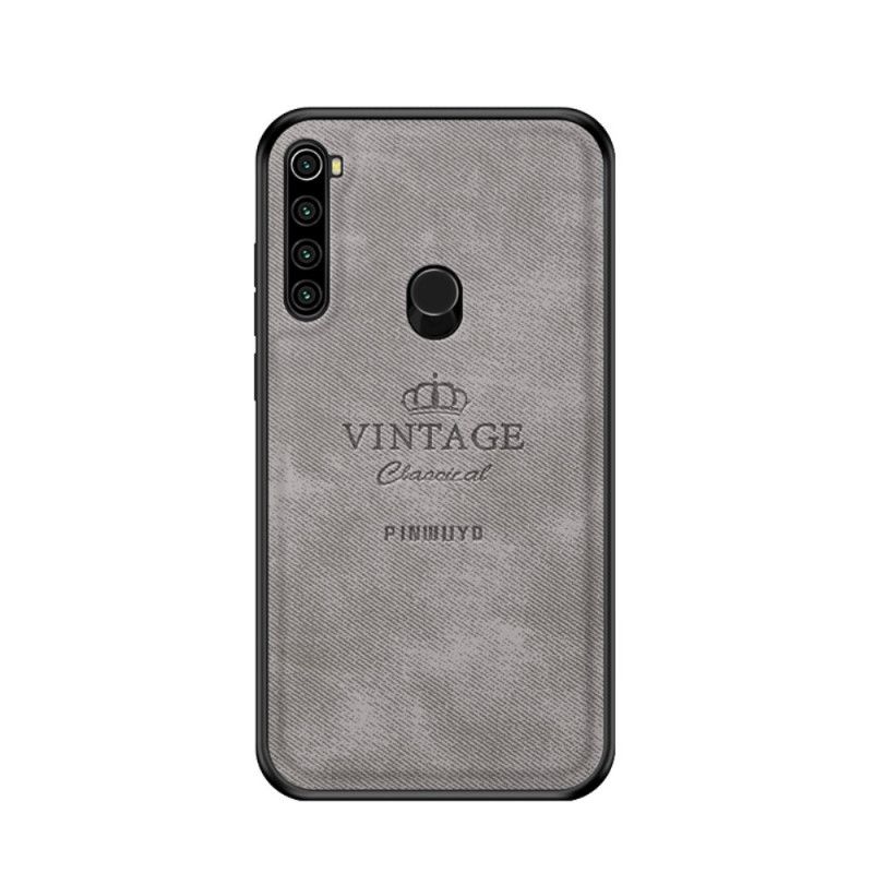 Hülle Xiaomi Redmi Note 8T Schwarz Ehrenwerter Vintage Pinwuyo