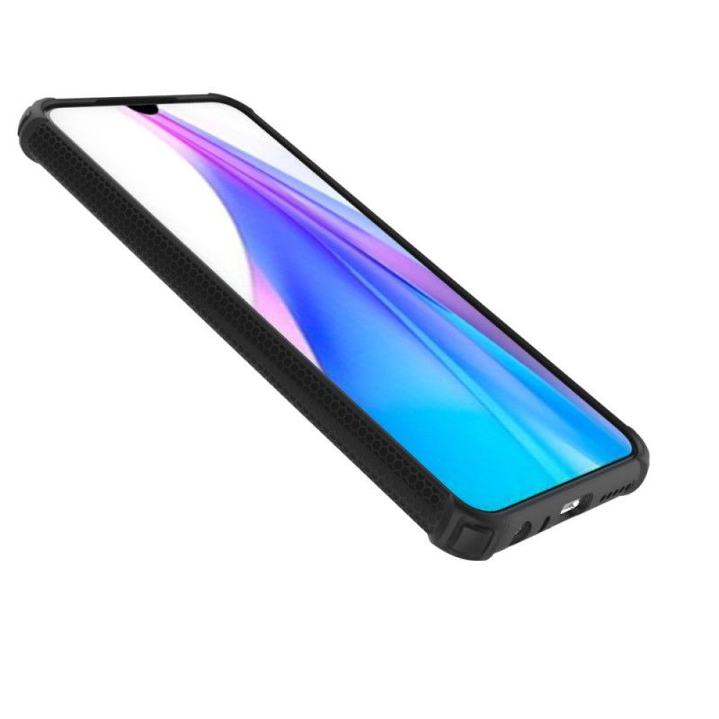 Hülle Xiaomi Redmi Note 8T Schwarz Erstklassiger Stützring