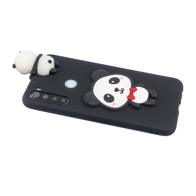 Hülle Xiaomi Redmi Note 8T Schwarz Handyhülle 3D Mein Panda