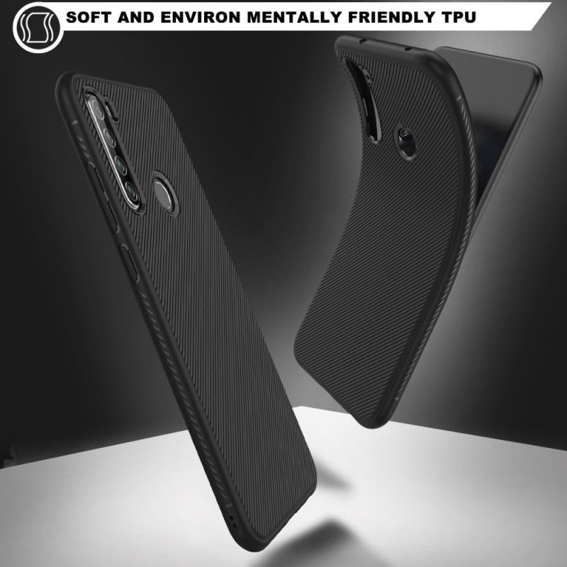 Hülle Xiaomi Redmi Note 8T Schwarz Jazzserien-Twill
