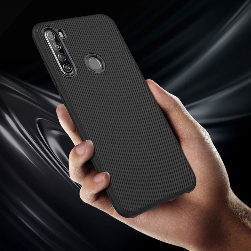 Hülle Xiaomi Redmi Note 8T Schwarz Jazzserien-Twill