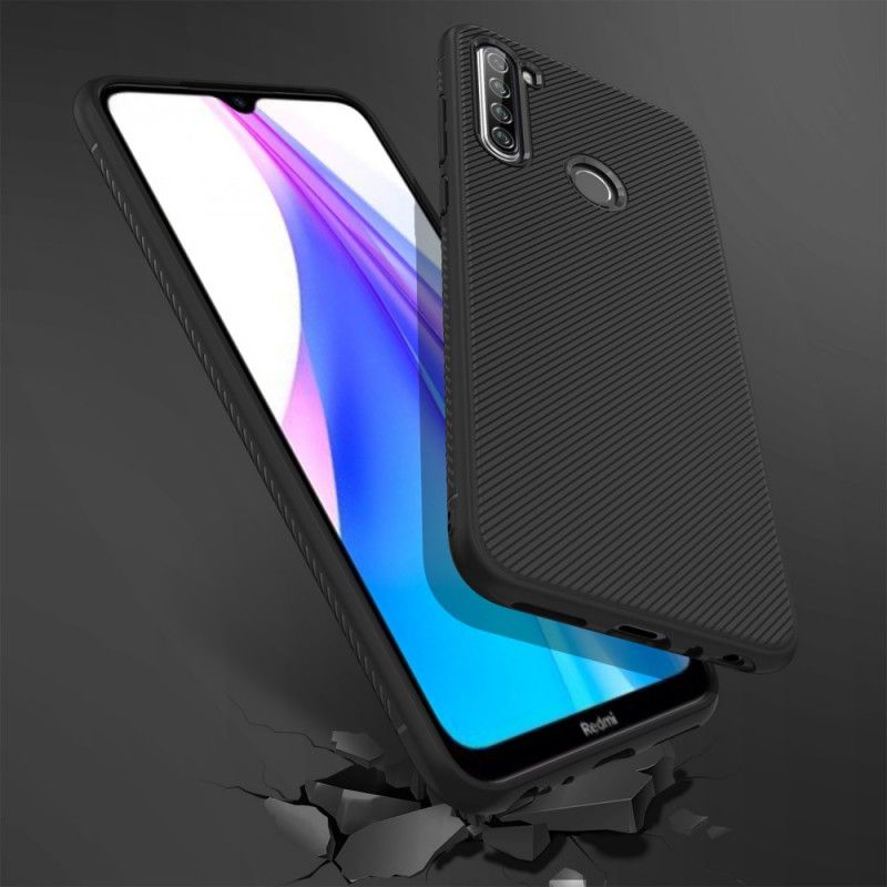 Hülle Xiaomi Redmi Note 8T Schwarz Jazzserien-Twill