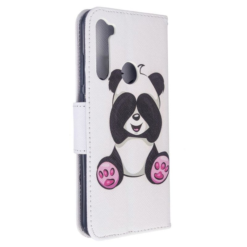 Lederhüllen Für Xiaomi Redmi Note 8T Lustiger Panda