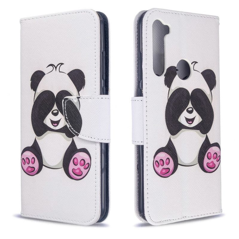 Lederhüllen Für Xiaomi Redmi Note 8T Lustiger Panda