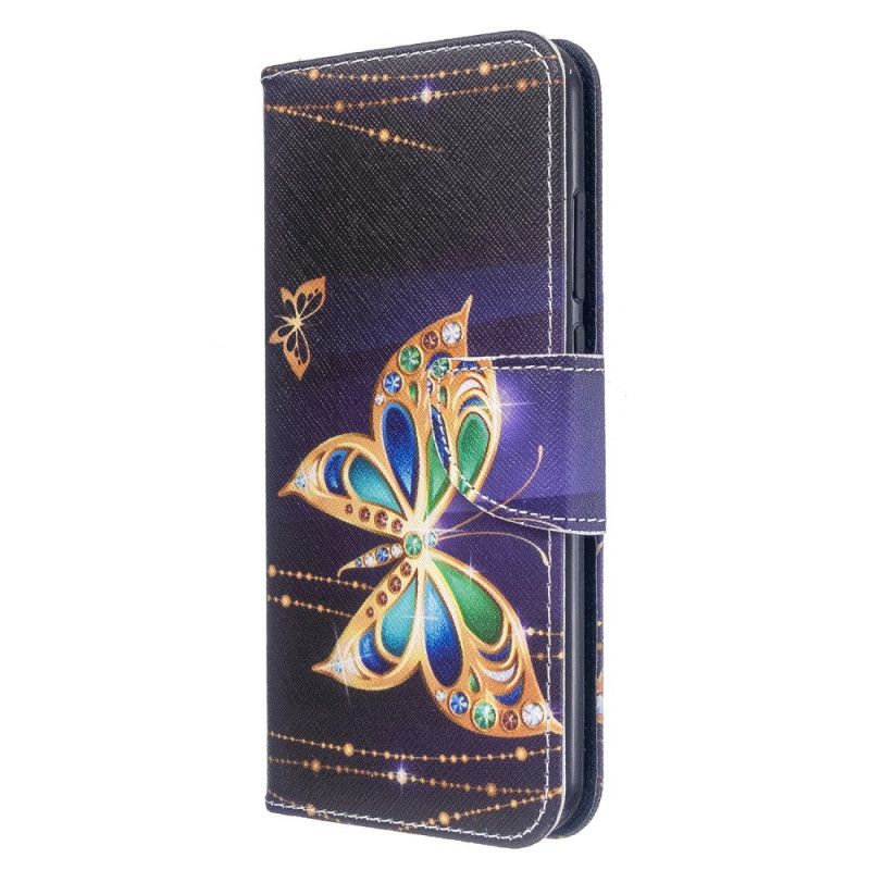 Lederhüllen Für Xiaomi Redmi Note 8T Magischer Schmetterling