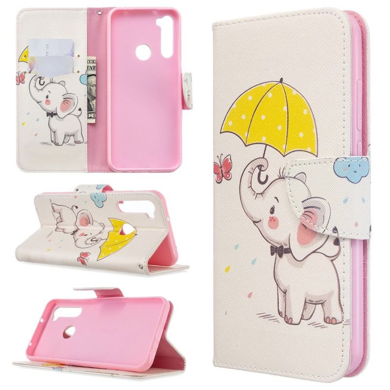 Lederhüllen Xiaomi Redmi Note 8T Elefantenbaby