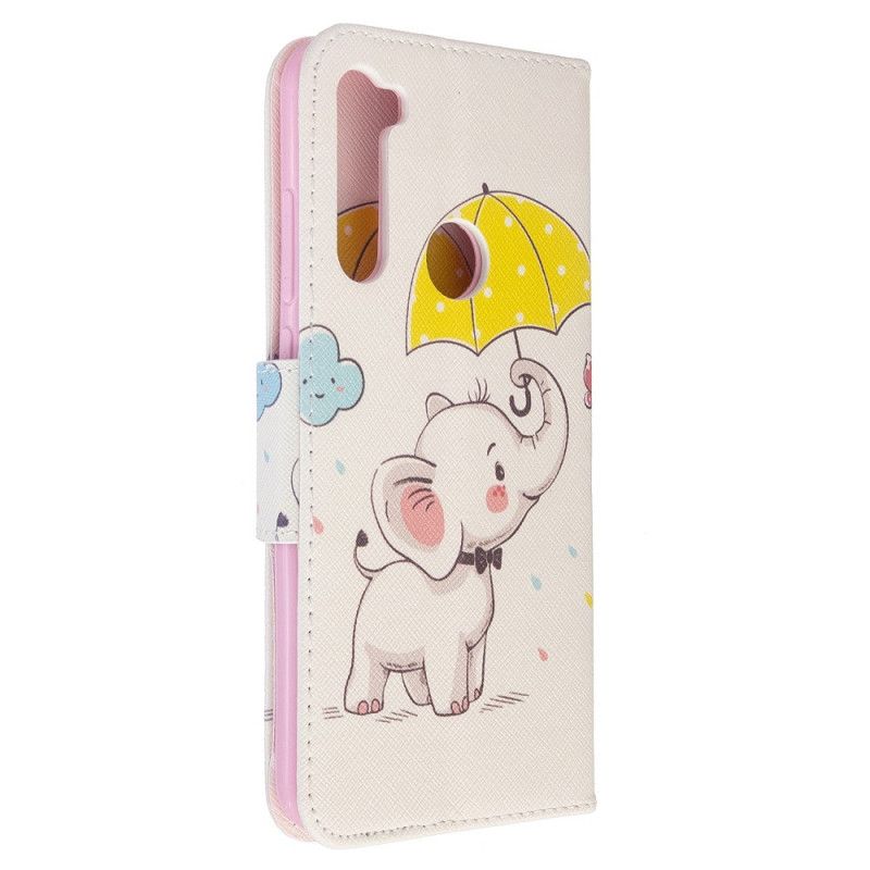 Lederhüllen Xiaomi Redmi Note 8T Elefantenbaby