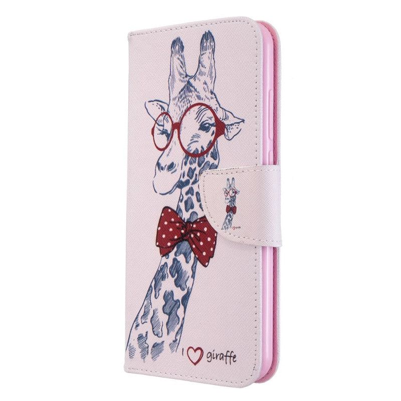 Lederhüllen Xiaomi Redmi Note 8T Nerd-Giraffe