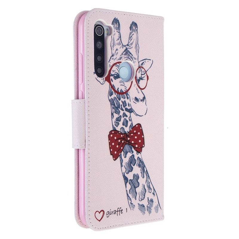 Lederhüllen Xiaomi Redmi Note 8T Nerd-Giraffe