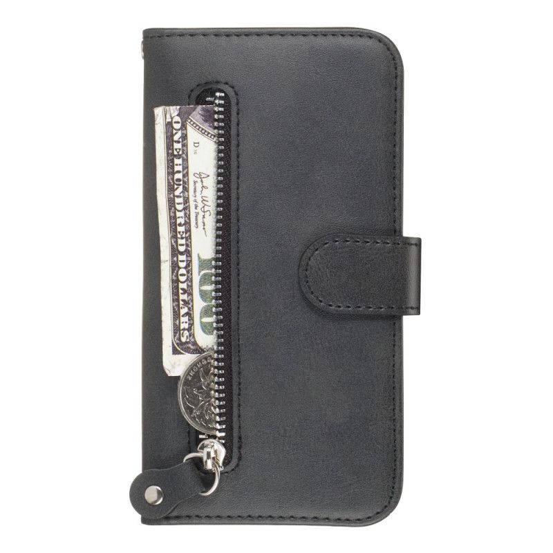 Lederhüllen Xiaomi Redmi Note 8T Schwarz Vintage Geldbörse