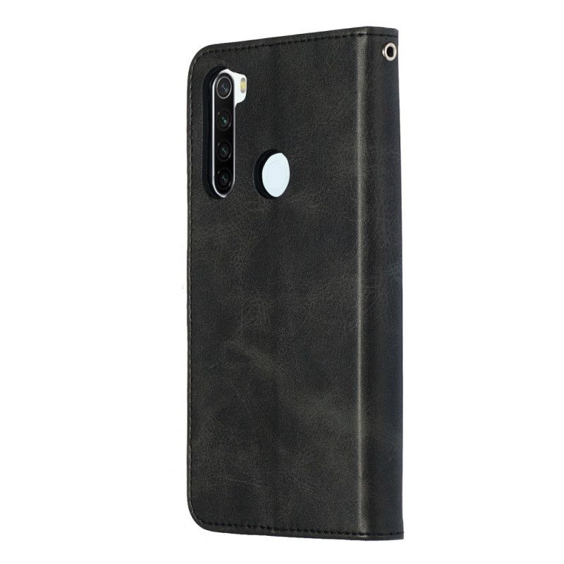 Lederhüllen Xiaomi Redmi Note 8T Schwarz Vintage Geldbörse