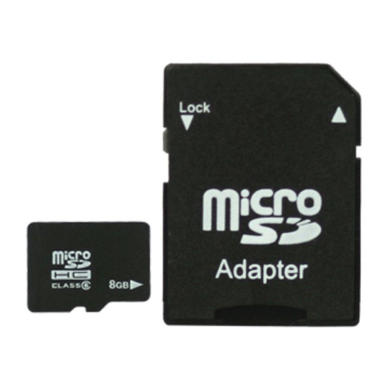 8 Gb Micro-Sd-Karte Mit Sd-Adapter