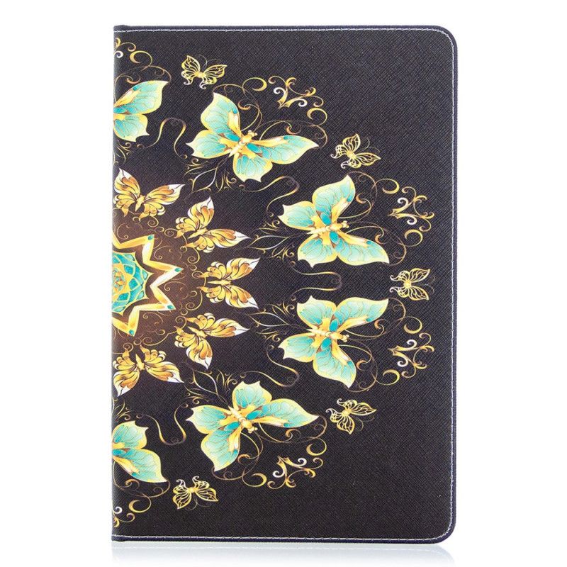 Case Für Samsung Galaxy Tab S7 Schwarz Kunstschmetterlinge