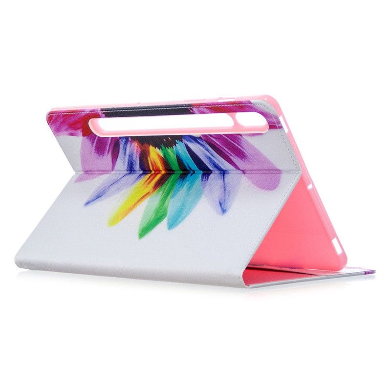 Case Samsung Galaxy Tab S7 Aquarellblume