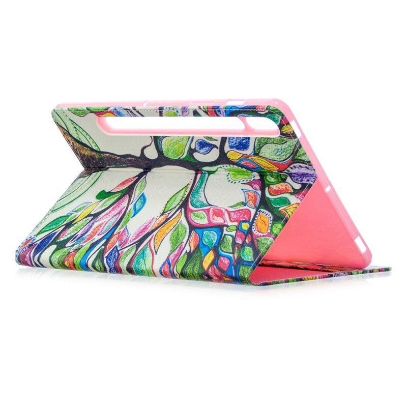 Case Samsung Galaxy Tab S7 Farbiger Baum