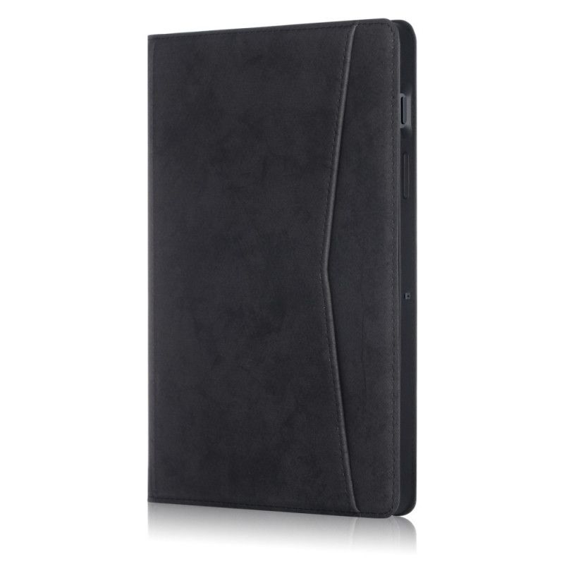 Case Samsung Galaxy Tab S7 Schwarz Business-Ledereffekt