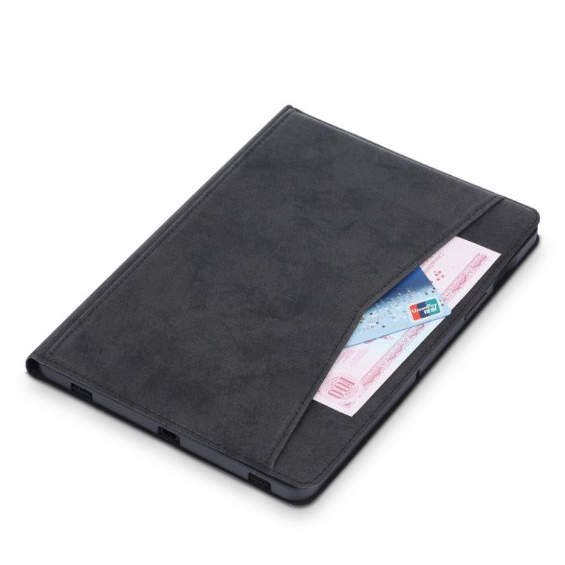 Case Samsung Galaxy Tab S7 Schwarz Business-Ledereffekt