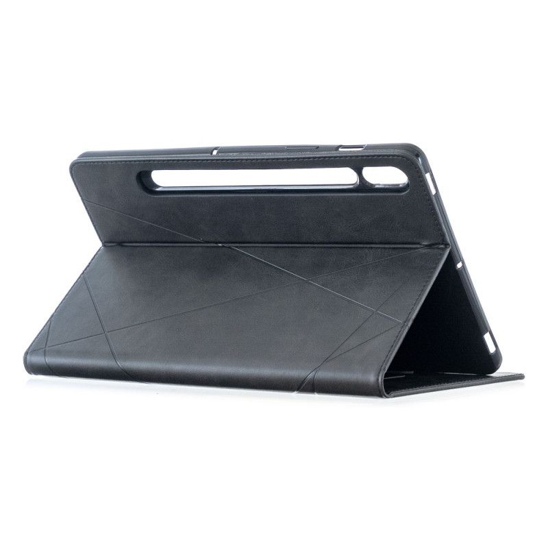 Case Samsung Galaxy Tab S7 Schwarz Geometrie