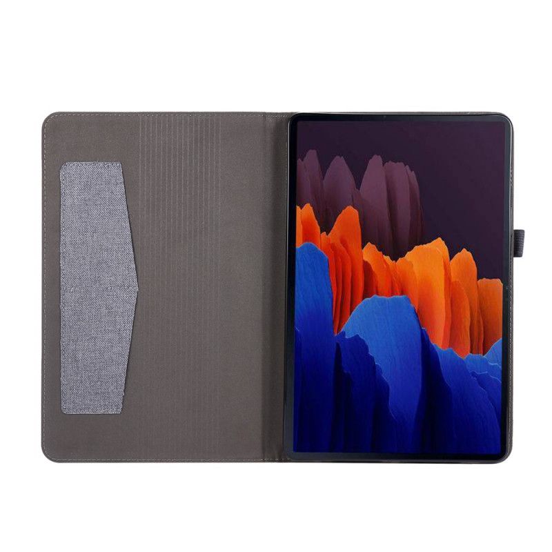 Case Samsung Galaxy Tab S7 Schwarz Premium-Stoff