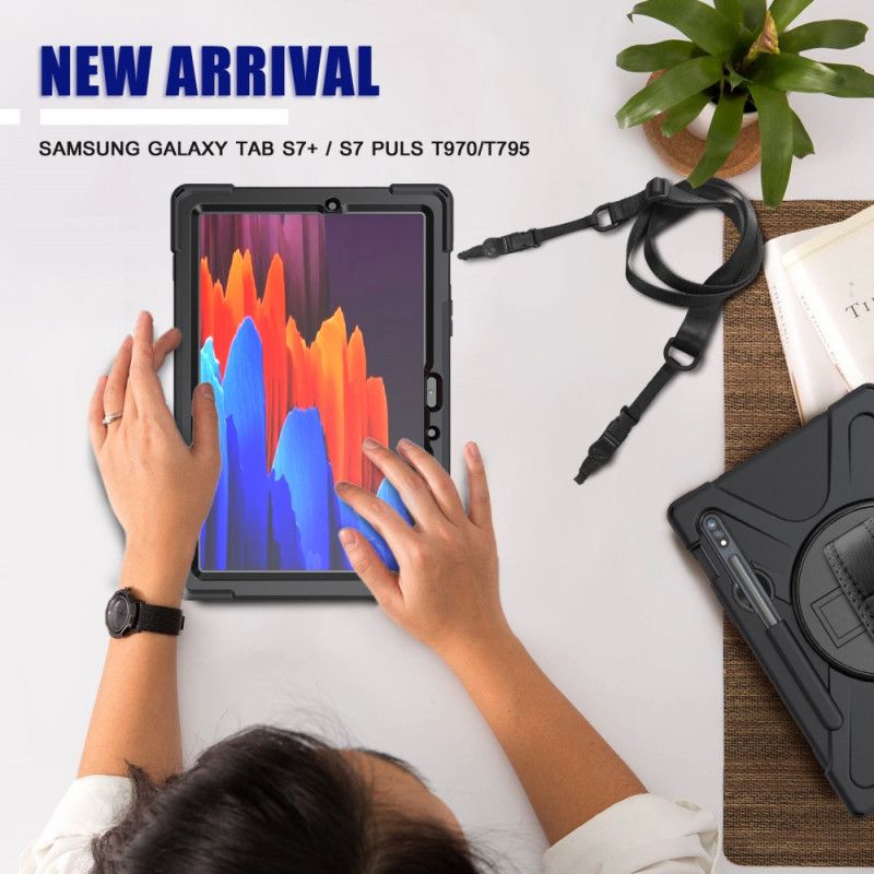 Hülle Samsung Galaxy Tab S7 Schwarz Multifunktional