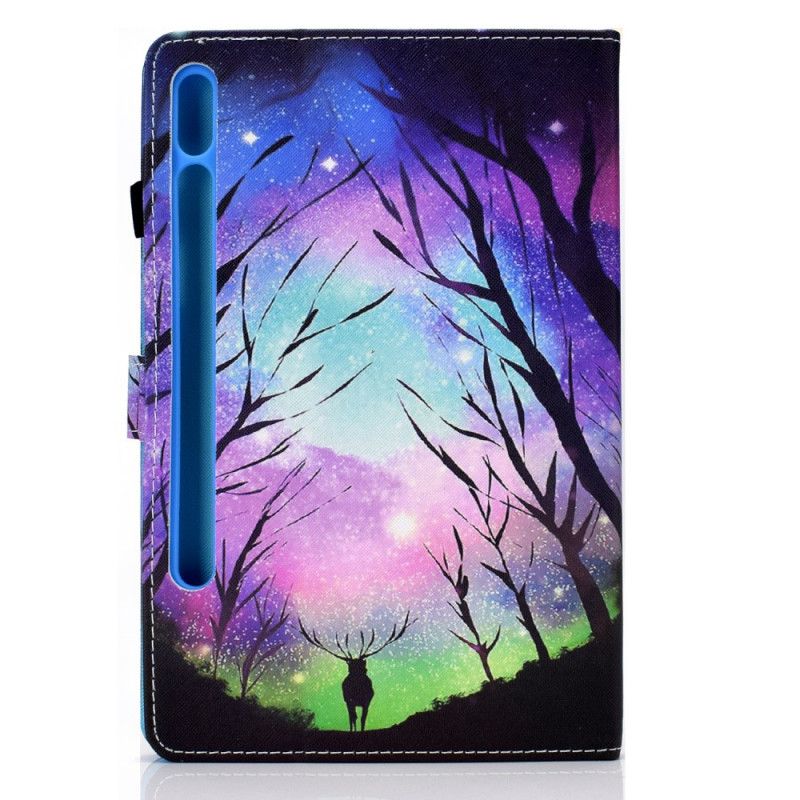 Kunstlederbezug Samsung Galaxy Tab S7 Aurora Borealis