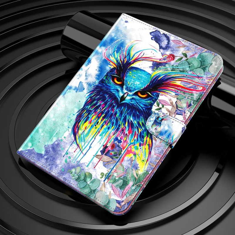 Kunstlederbezug Samsung Galaxy Tab S7 Handyhülle Eule