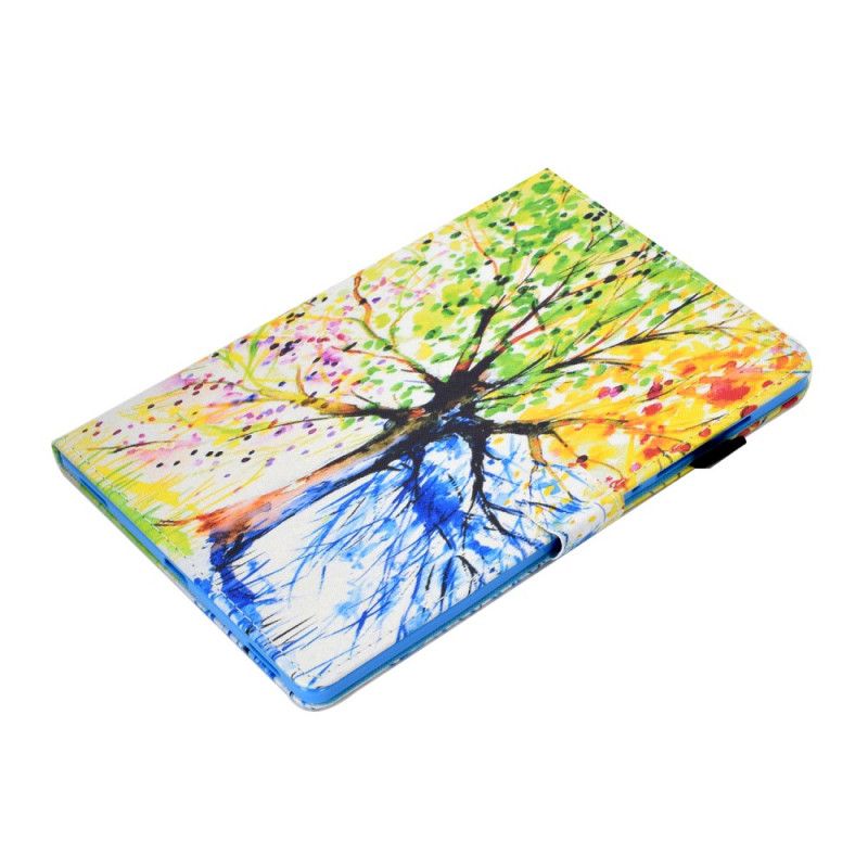 Lederhüllen Für Samsung Galaxy Tab S7 Aquarellbaum