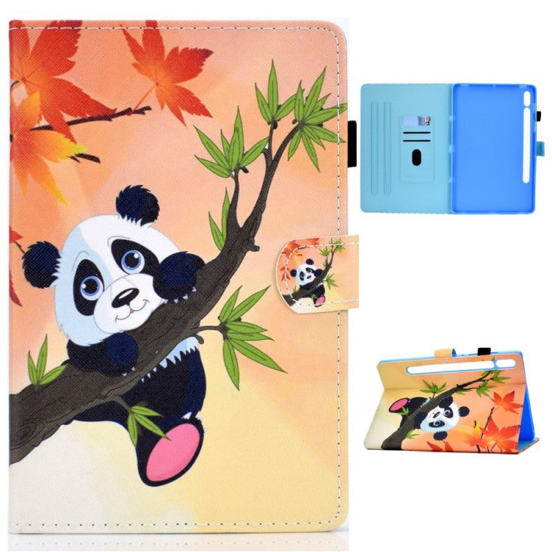 Lederhüllen Für Samsung Galaxy Tab S7 Süßer Panda