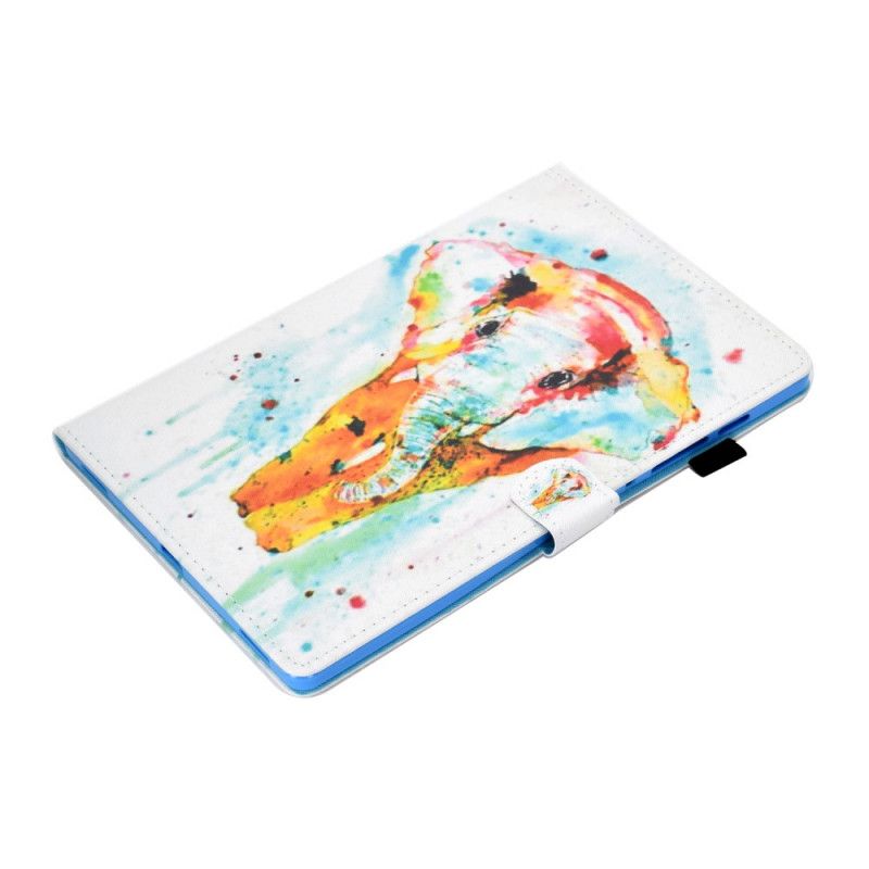 Lederhüllen Samsung Galaxy Tab S7 Aquarellelefant