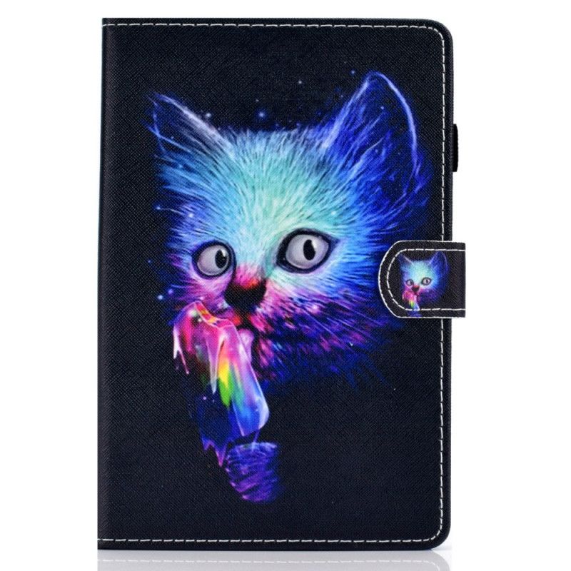 Lederhüllen Samsung Galaxy Tab S7 Psychokatze