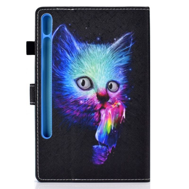 Lederhüllen Samsung Galaxy Tab S7 Psychokatze