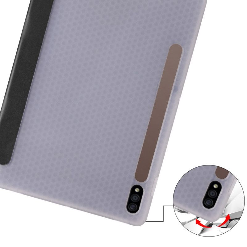 Silikon Smart Case Samsung Galaxy Tab S7 Schwarz