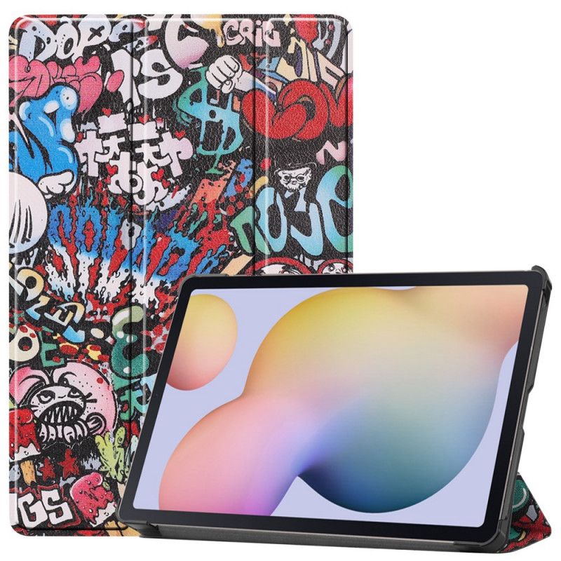 Smart Case Samsung Galaxy Tab S7 Graffiti-Stifthalter