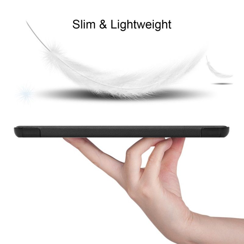 Smart Case Samsung Galaxy Tab S7 Schwarz Dreifach Gefalteter Stifthalter