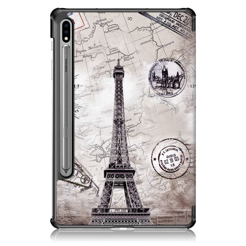 Smart Case Samsung Galaxy Tab S7 Verstärkter Eiffelturm