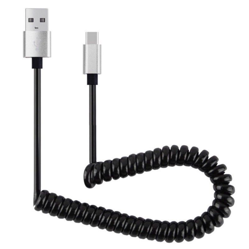 Usb-Zu-Usb-C-Federladekabel