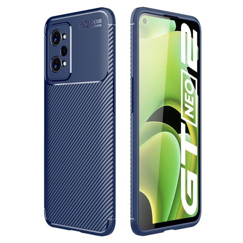 Hülle Für Realme GT2 Pro Flexible Kohlefaser