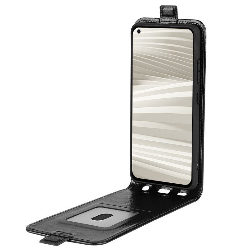 Lederhüllen Für Realme GT2 Pro Flip Case Vertikale Klappe