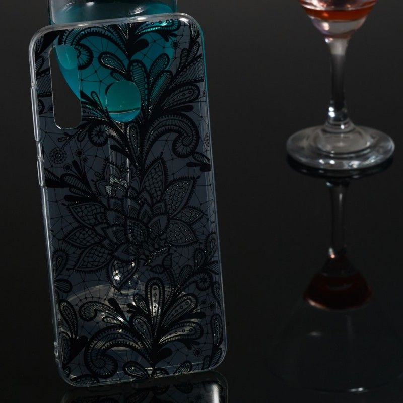 Hülle Für Samsung Galaxy A50 Gestickte Blume