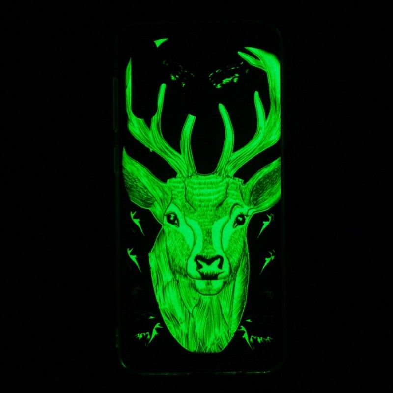 Hülle Samsung Galaxy A50 Fluoreszierender Majestätischer Hirsch