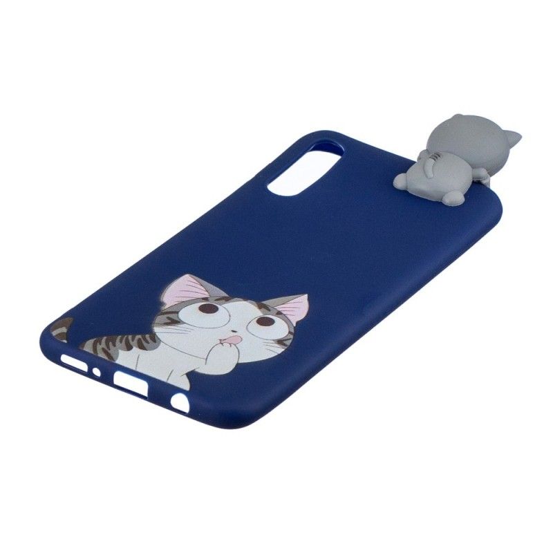 Hülle Samsung Galaxy A50 Lustige 3D-Katze