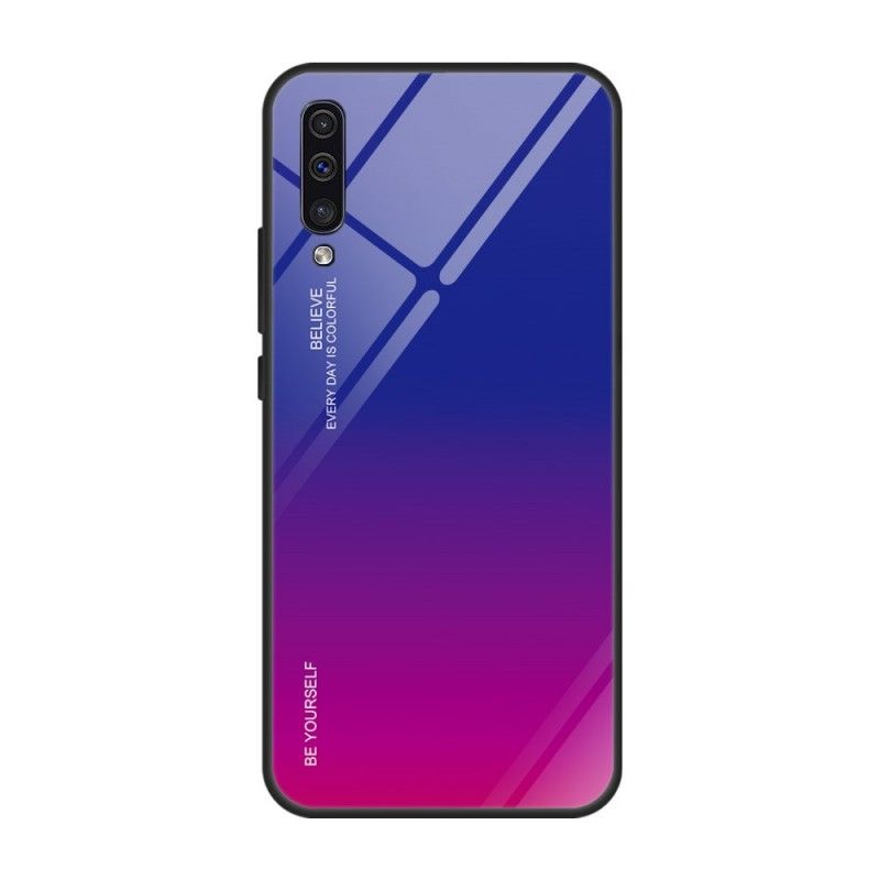 Hülle Samsung Galaxy A50 Rot Verzinkte Farbe