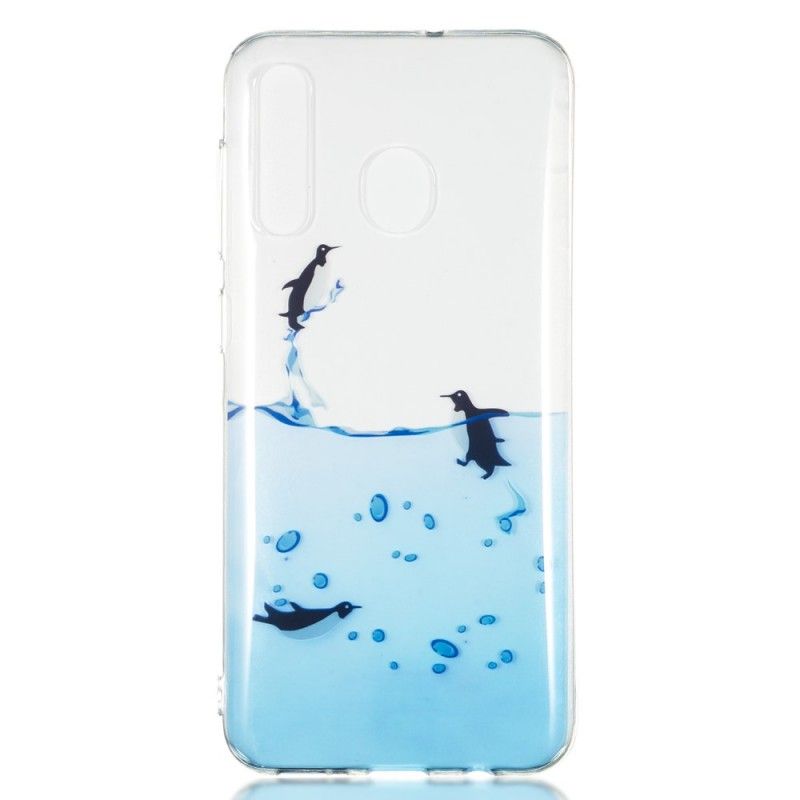 Hülle Samsung Galaxy A50 Satz Pinguine