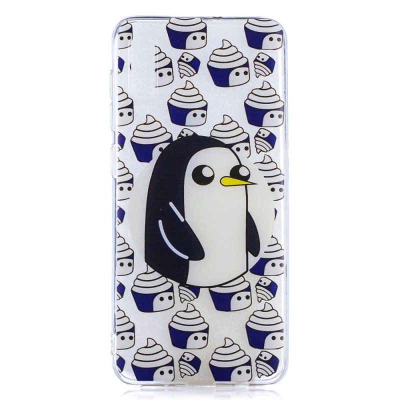Hülle Samsung Galaxy A50 Transparente Pinguine
