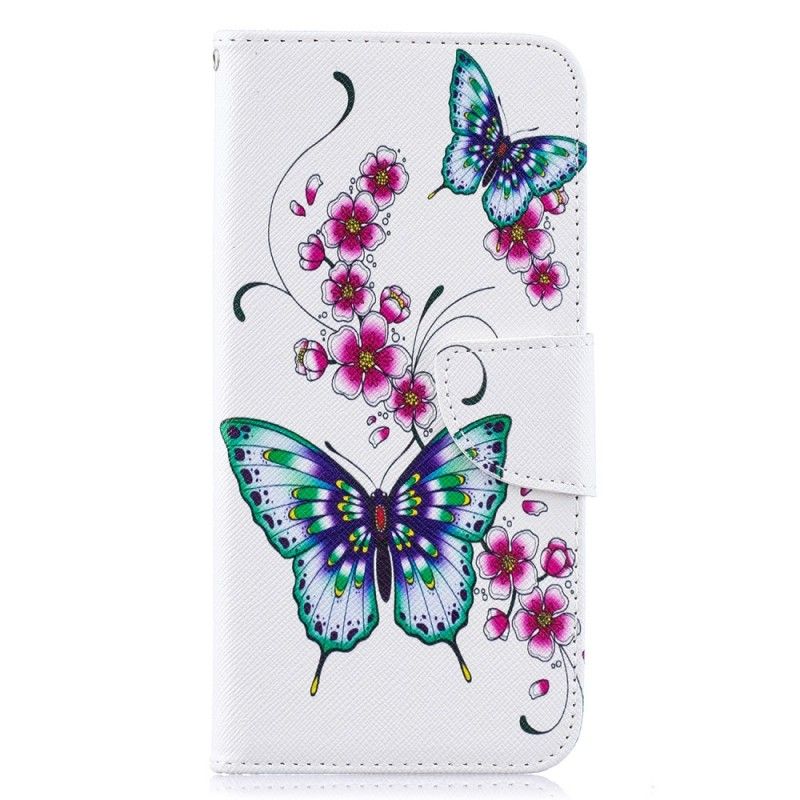 Lederhüllen Für Samsung Galaxy A50 Wundervolle Schmetterlinge
