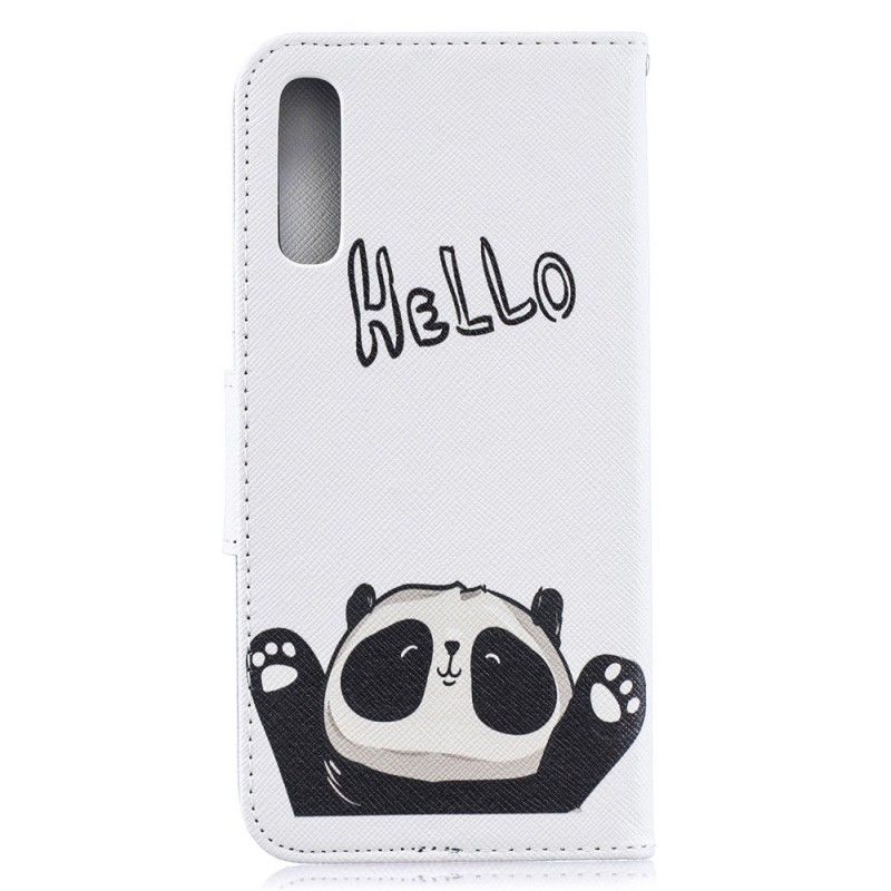 Lederhüllen Samsung Galaxy A50 Hallo Panda