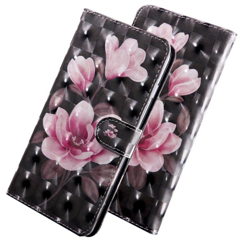 Lederhüllen Samsung Galaxy A50 Handyhülle Blüten Blühen